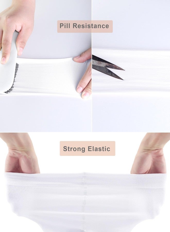 Daydance جوارب باليه نسائية بيضاء طويلة من Daydance للبالغين - Image 3